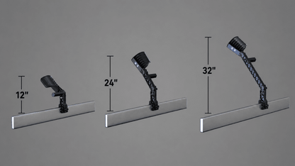 Pro Series Screedbars concrete screed handles at 12, 24, and 32 inch heights