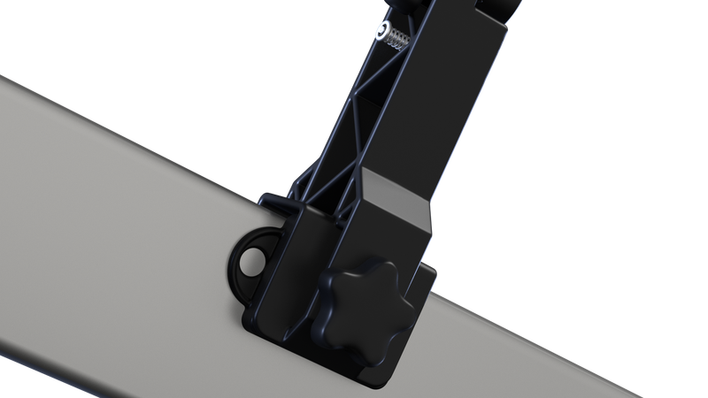 Tool-Free Star-Knob Clamp